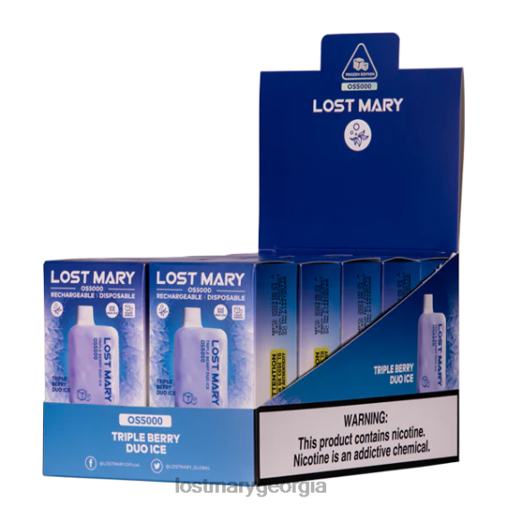 F4XTN74 - LOST MARY flavours ranked - Triple Berry Duo Ice LOST MARY OS5000