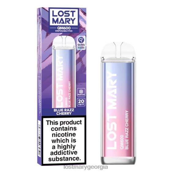 F4XTN156 - LOST MARY online - Blue Razz Cherry LOST MARY QM600 Disposable Vape