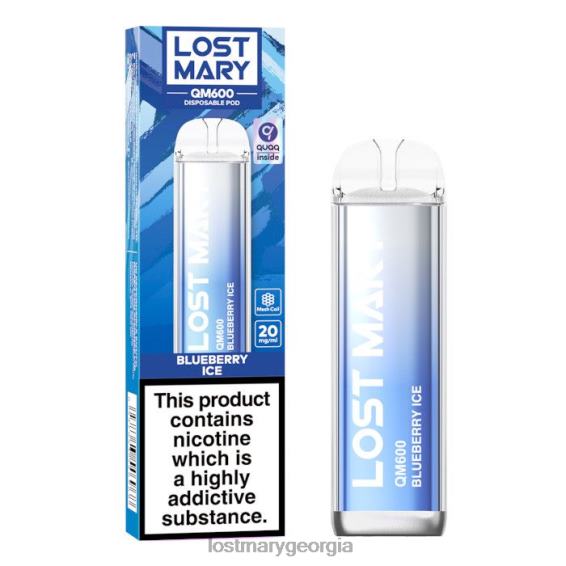 F4XTN157 - LOST MARY vape tbilisi - Blueberry Ice LOST MARY QM600 Disposable Vape