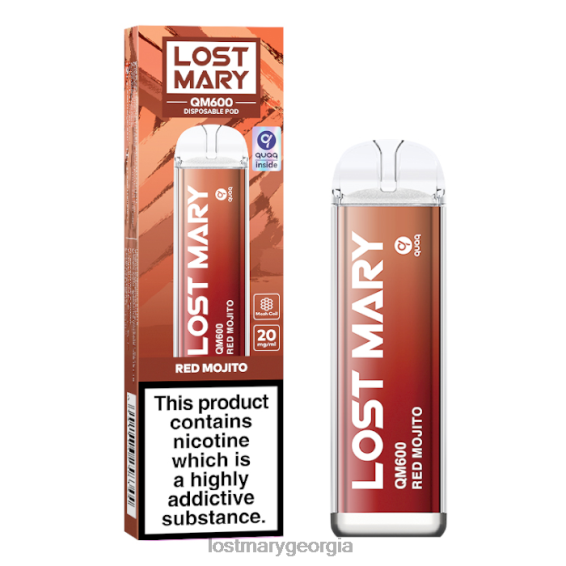 F4XTN164 - LOST MARY flavours ranked - Red Mojito LOST MARY QM600 Disposable Vape