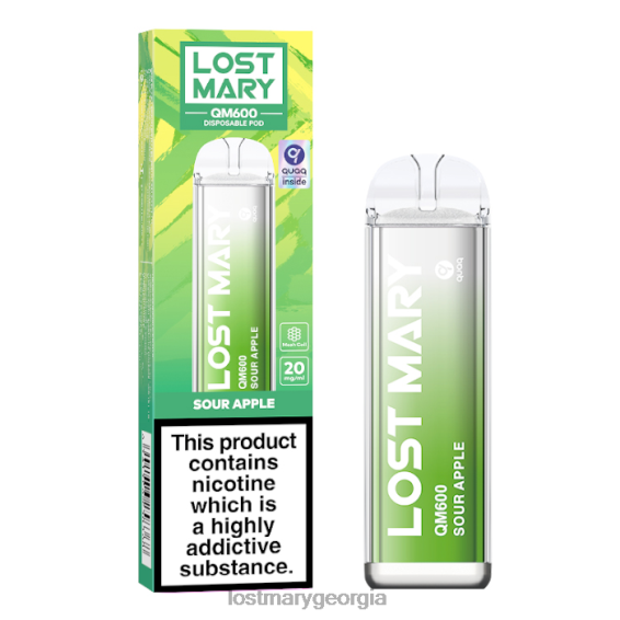 F4XTN165 - LOST MARY price - Sour Apple LOST MARY QM600 Disposable Vape