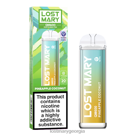 F4XTN169 - LOST MARY Georgia - Pineapple Coconut LOST MARY QM600 Disposable Vape
