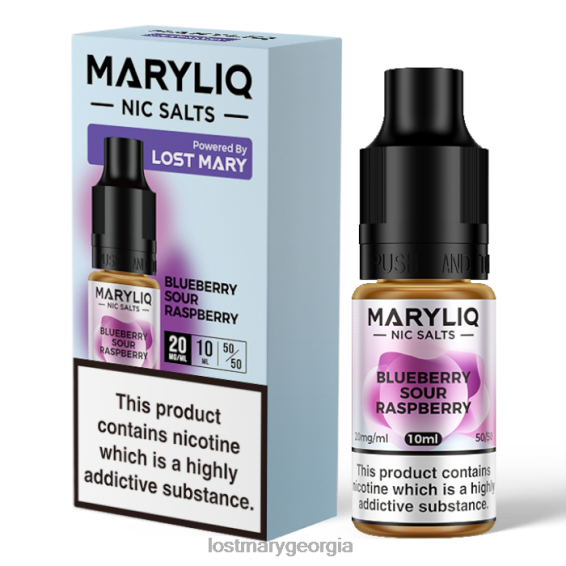 F4XTN207 - LOST MARY vape tbilisi - Blueberry Sour Raspberry LOST MARY MARYLIQ Nic Salts - 10ml