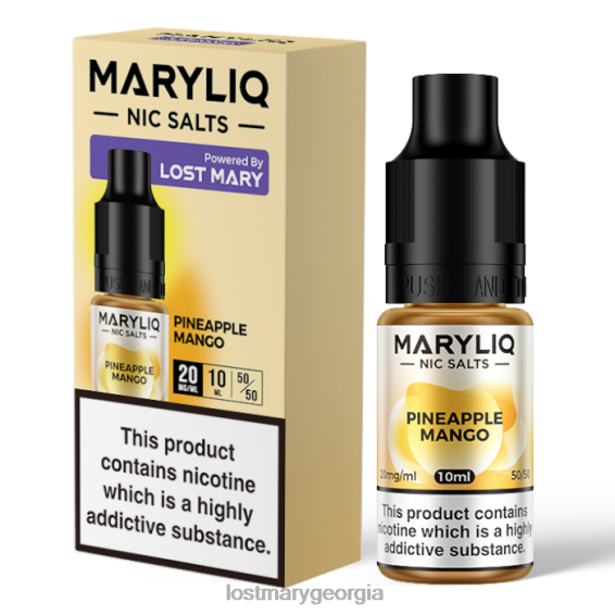 F4XTN214 - LOST MARY flavours ranked - Pineapple LOST MARY MARYLIQ Nic Salts - 10ml