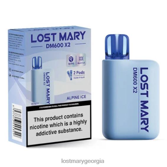 F4XTN186 - LOST MARY online - Alpine Ice LOST MARY DM600 X2 Disposable Vape