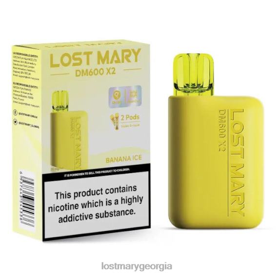 F4XTN187 - LOST MARY vape tbilisi - Banana Ice LOST MARY DM600 X2 Disposable Vape