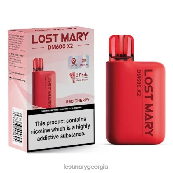 F4XTN198 - LOST MARY vape - Red Cherry LOST MARY DM600 X2 Disposable Vape
