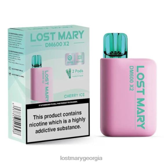 F4XTN203 - LOST MARY flavours - Cherry Ice LOST MARY DM600 X2 Disposable Vape