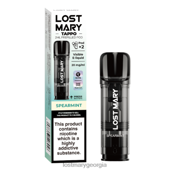 F4XTN176 - LOST MARY online - Spearmint LOST MARY Tappo Prefilled Pods - 20mg - 2PK